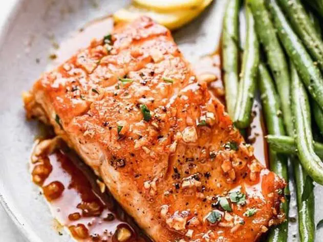 A close up of some food on a plate